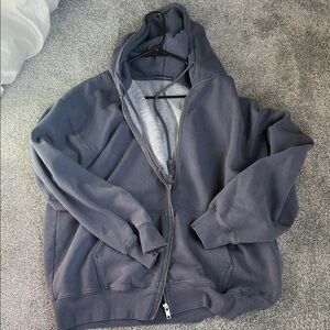 Brandy Melville Grey-Blue Oversized Hopdie